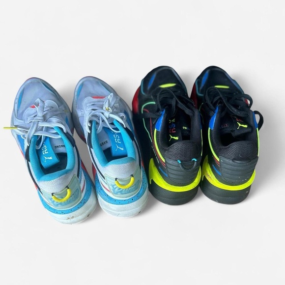 Lot of 2 Pairs of Puma Mens RS-X Sneakers size 7 and 7.5 - Picture 4 of 8